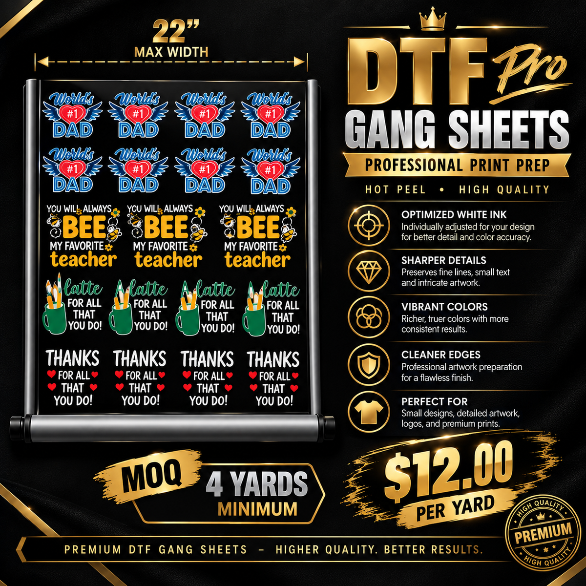 PRO DTF GANG SHEET
