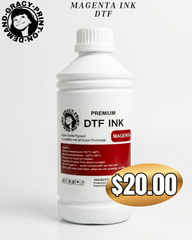 DTF Ink Bottles – 35oz | Set of 5 (CMYK + White) or Single Colors | Direct to Film Printing
