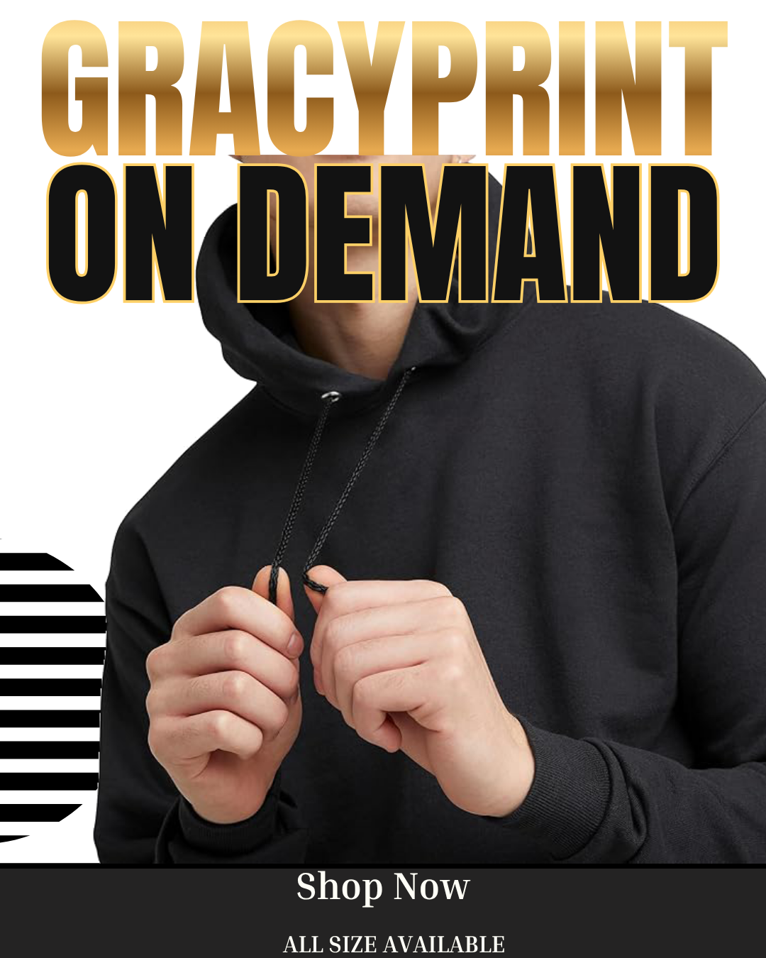 Gracy Blanks Classic 220GSM Black Hoodies