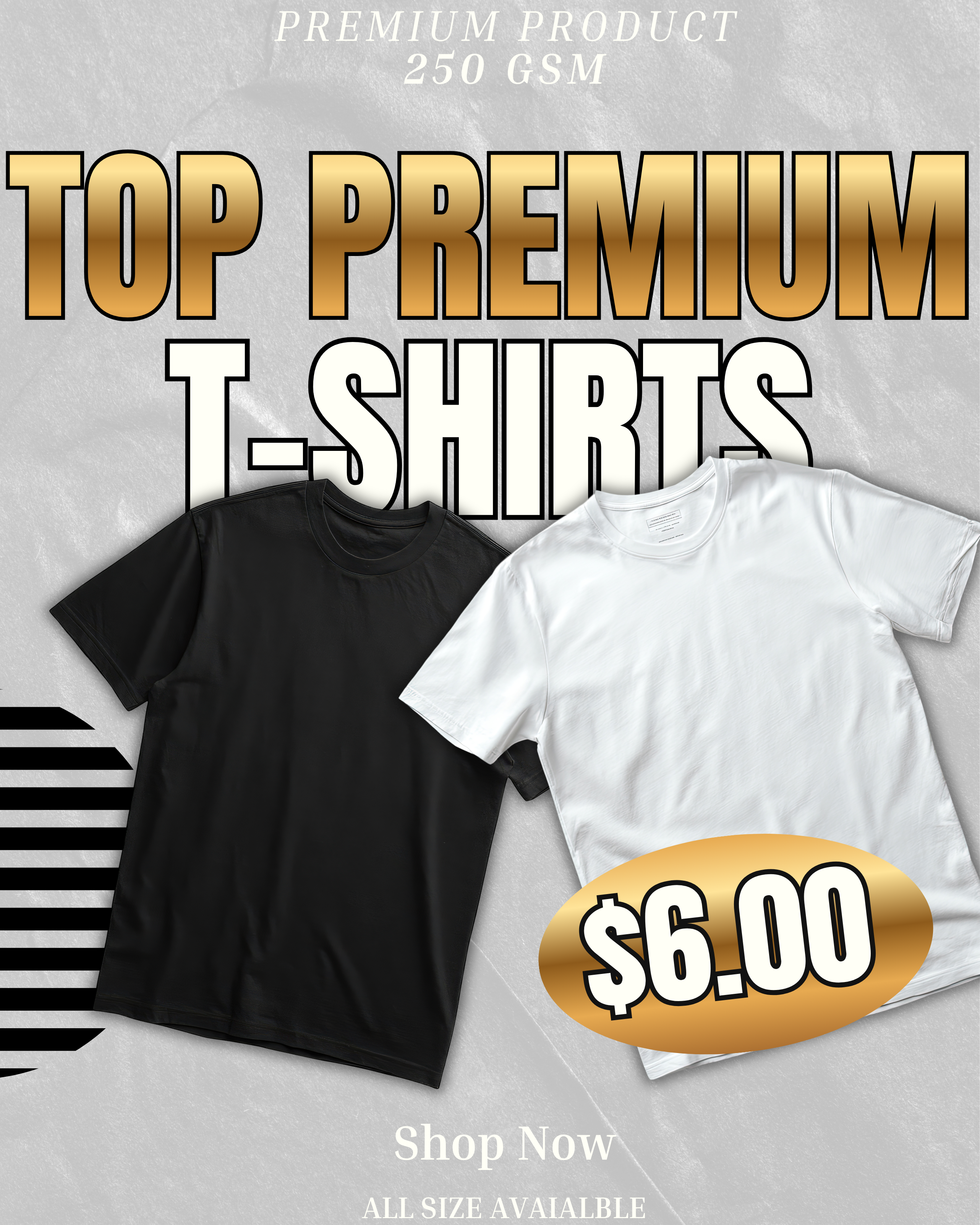 Gracy Blanks Premium 250GSM Tee
