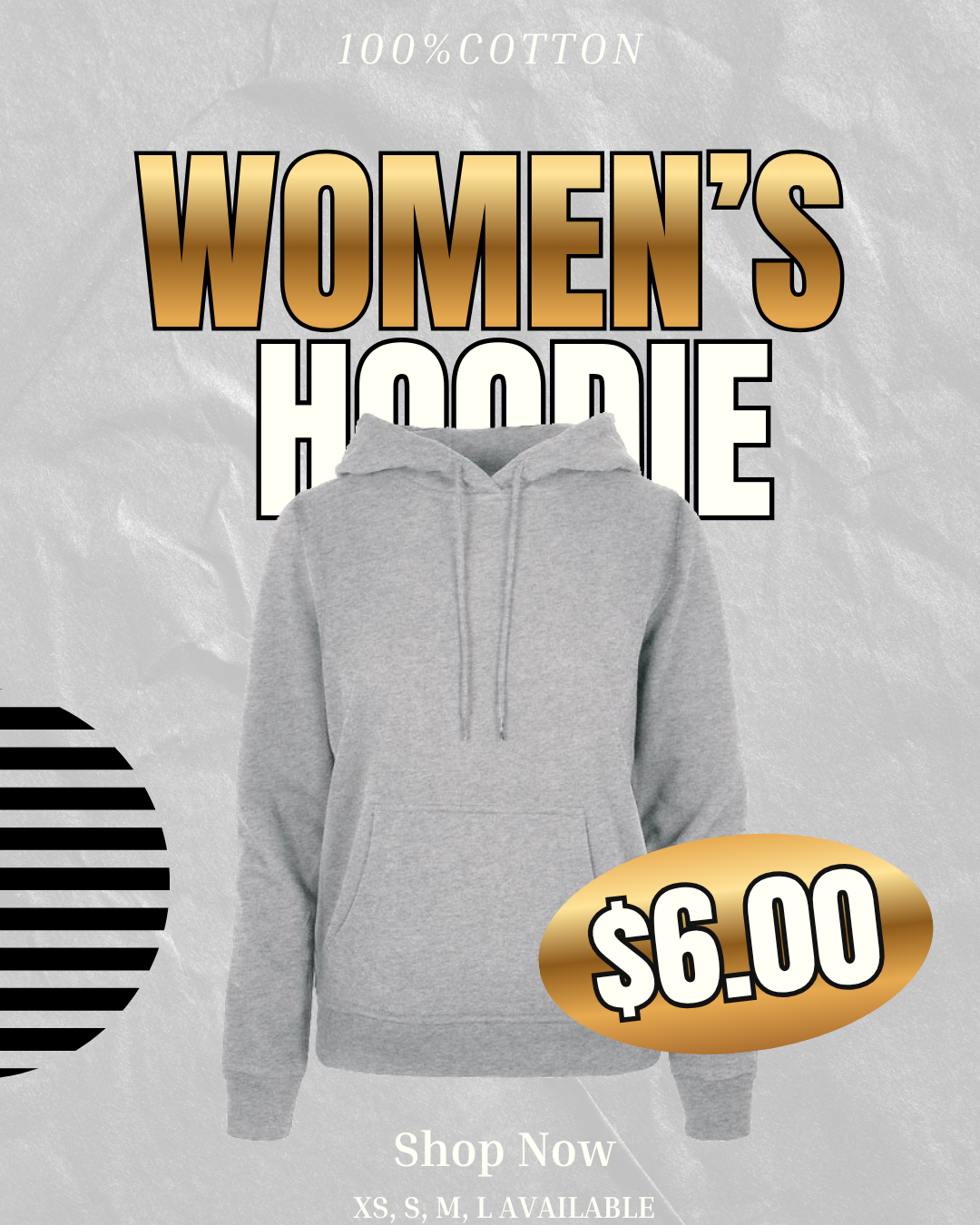 Gracy Blanks Women’s Classic 200GSM Gray Hoodies