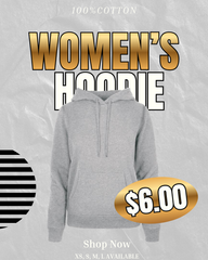 Gracy Blanks Women’s Classic 200GSM Gray Hoodies
