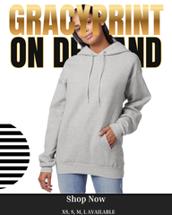 Gracy Blanks Women’s Classic 200GSM Gray Hoodies