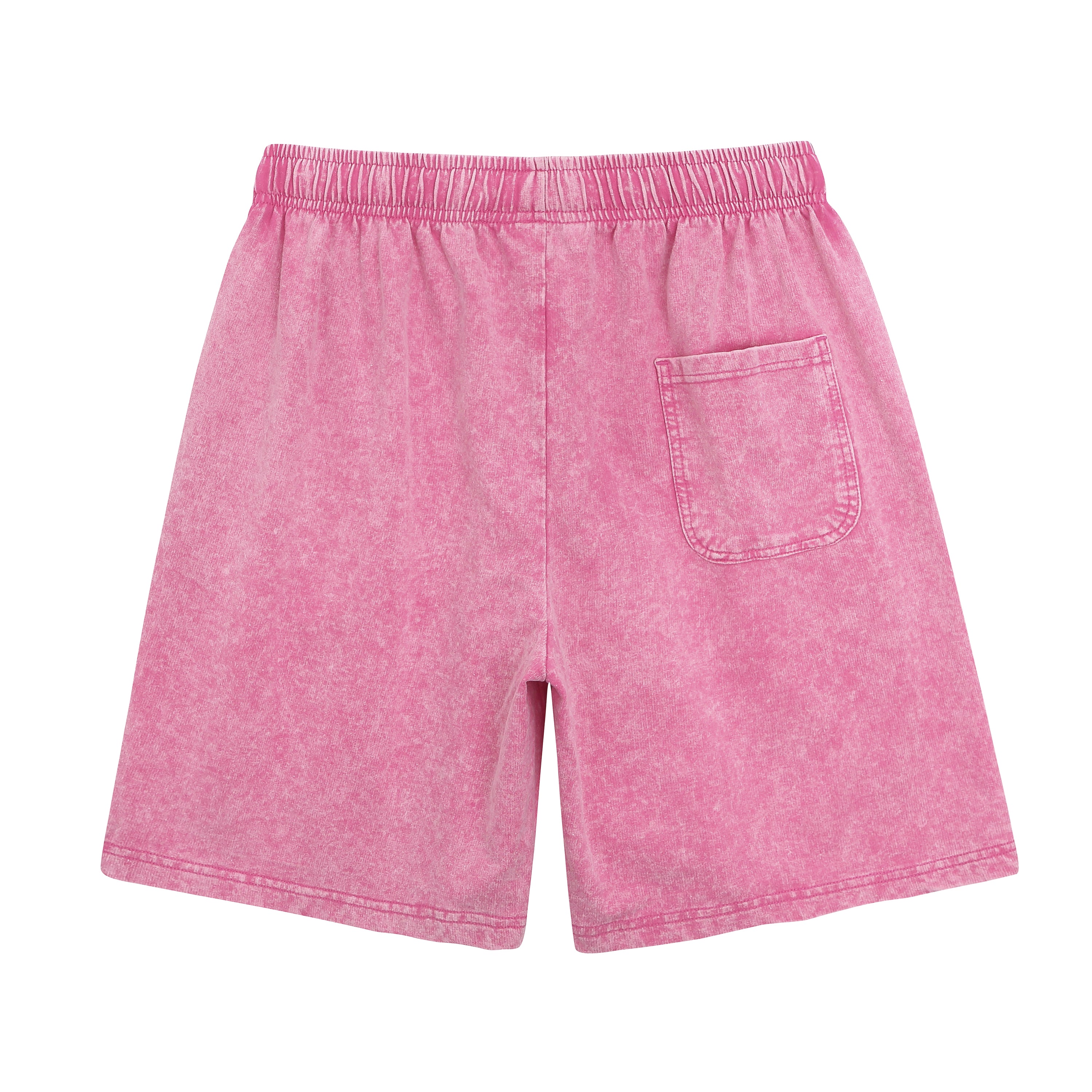Gracy Blanks Vintage Acid Wash Cotton Premium Heavyweight Streetwear Shorts