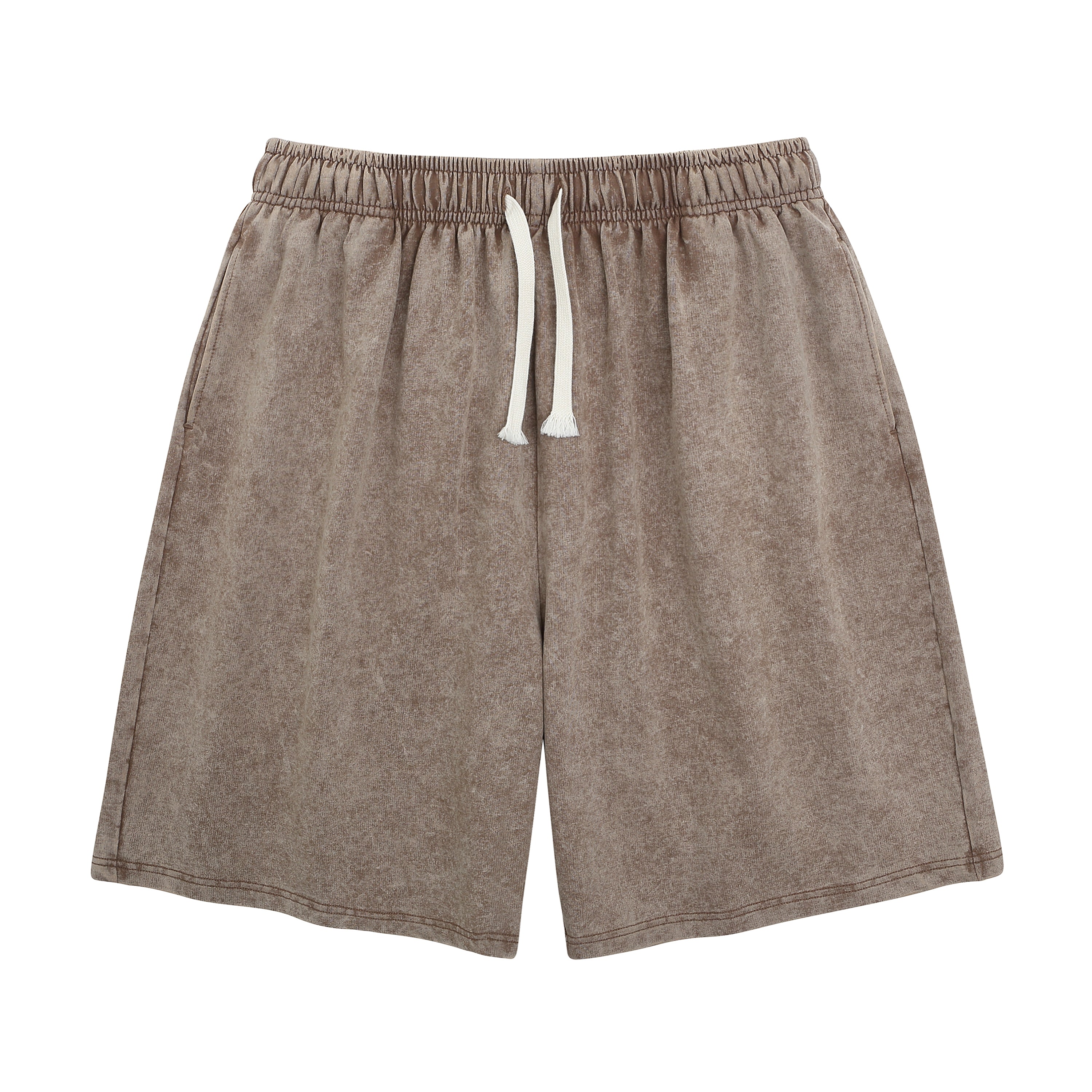 Gracy Blanks Vintage Acid Wash Cotton Premium Heavyweight Streetwear Shorts