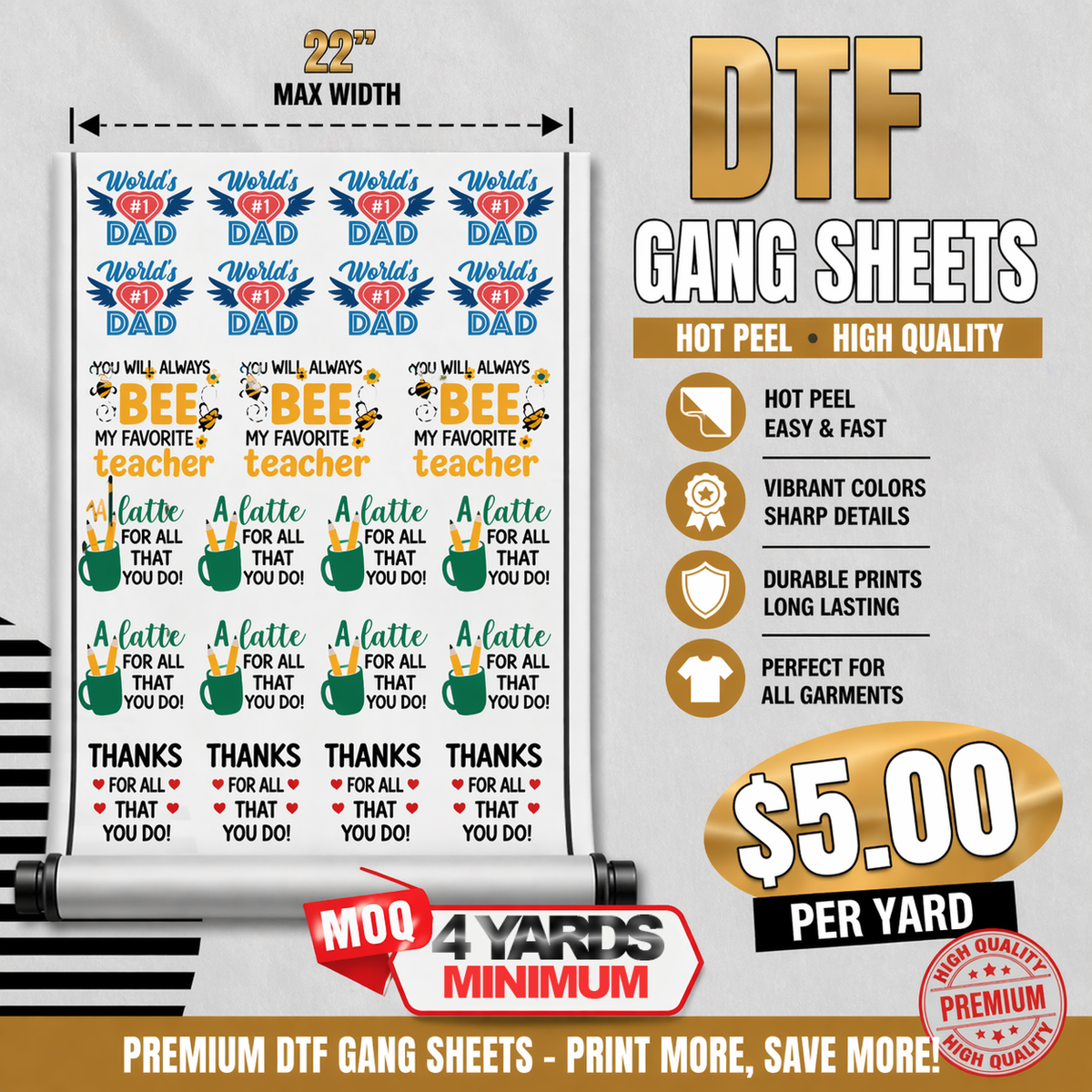 STANDARD DTF GANG SHEET
