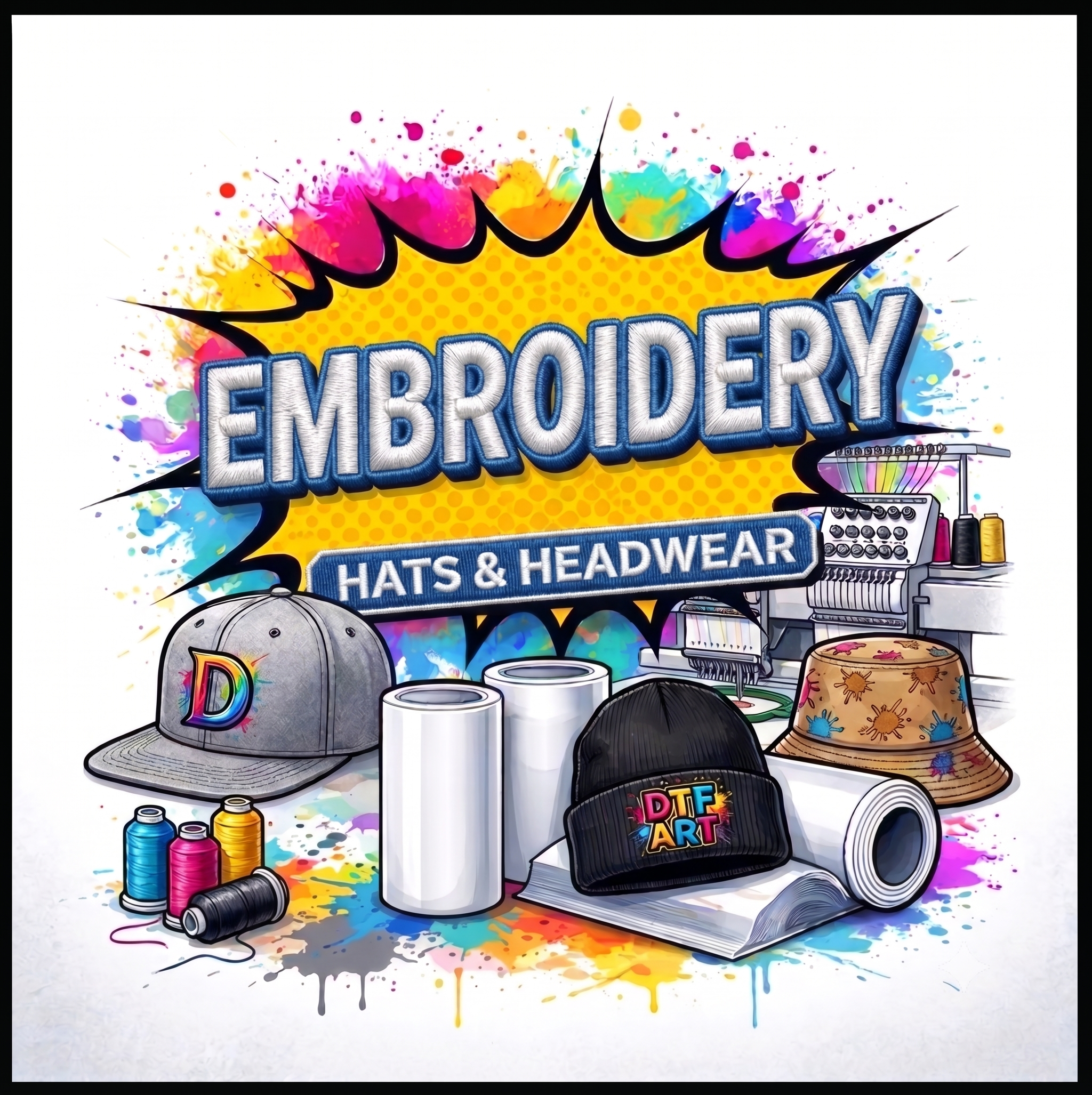 Custom Premium Hat & Headwear Embroidery