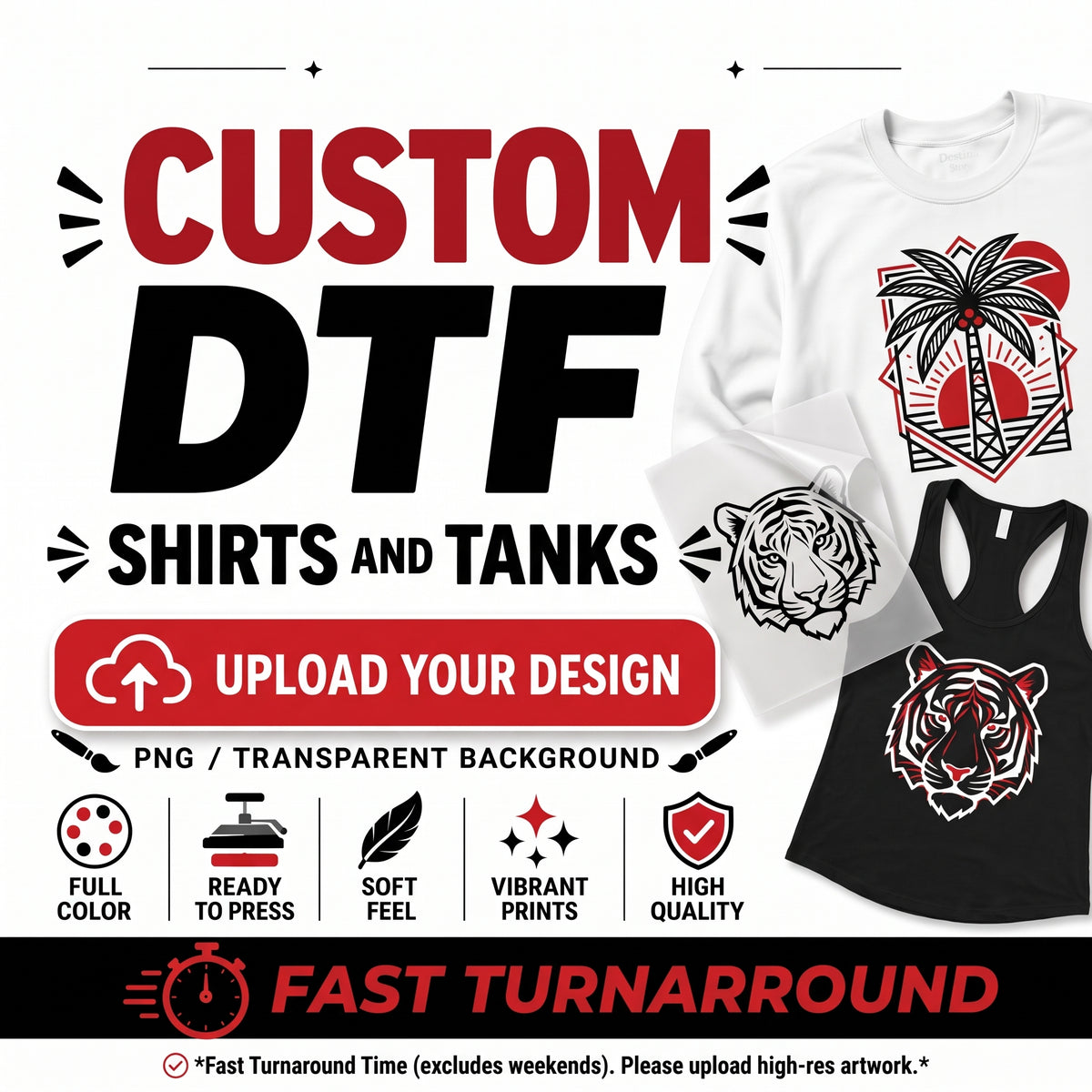 DTF Printathon - Shirts & Tanks