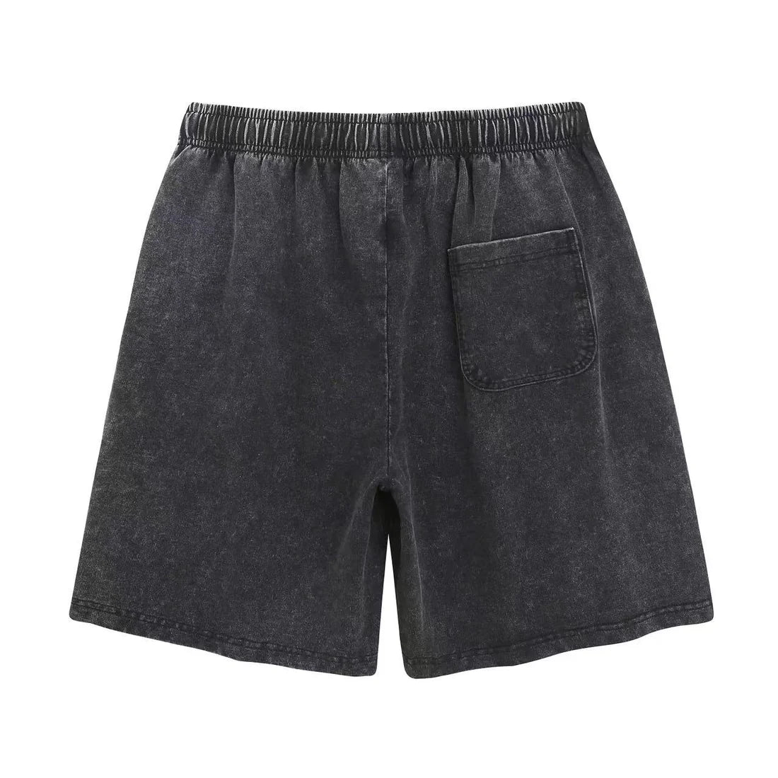 Gracy Blanks Vintage Acid Wash Cotton Premium Heavyweight Streetwear Shorts