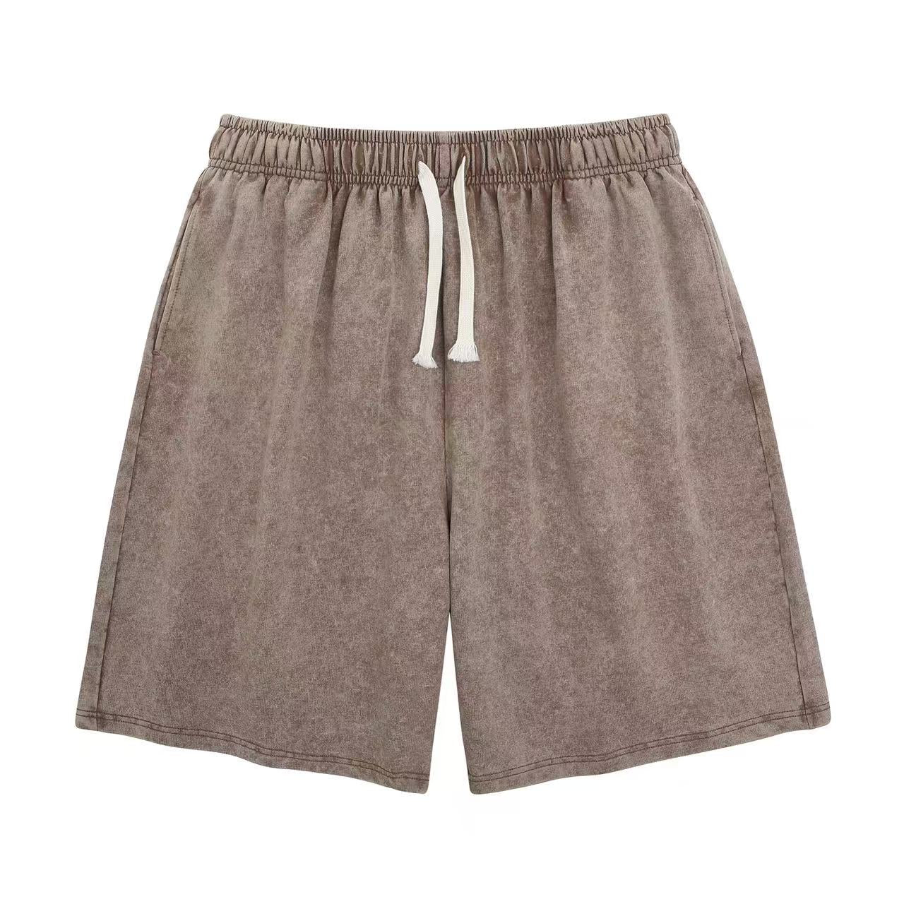 Vintage Wash Cotton Shorts