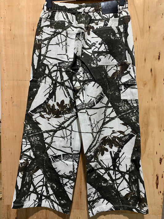 Woodland Camo Wide-Leg Jeans