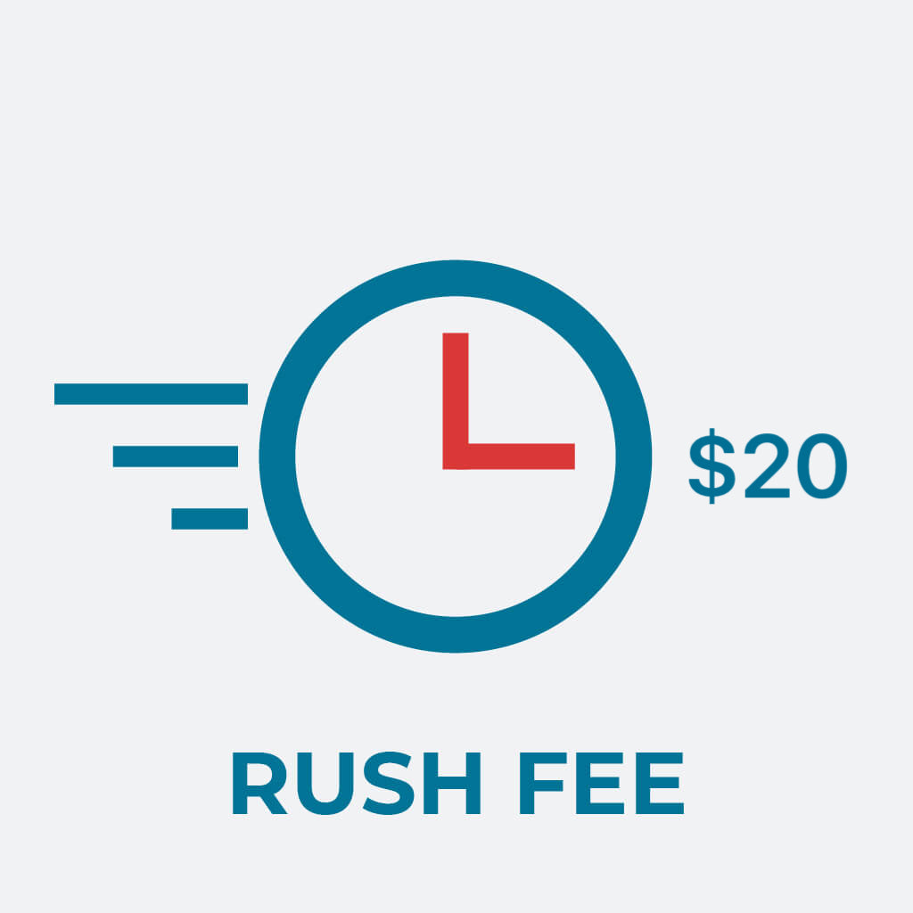 RUSH FEE