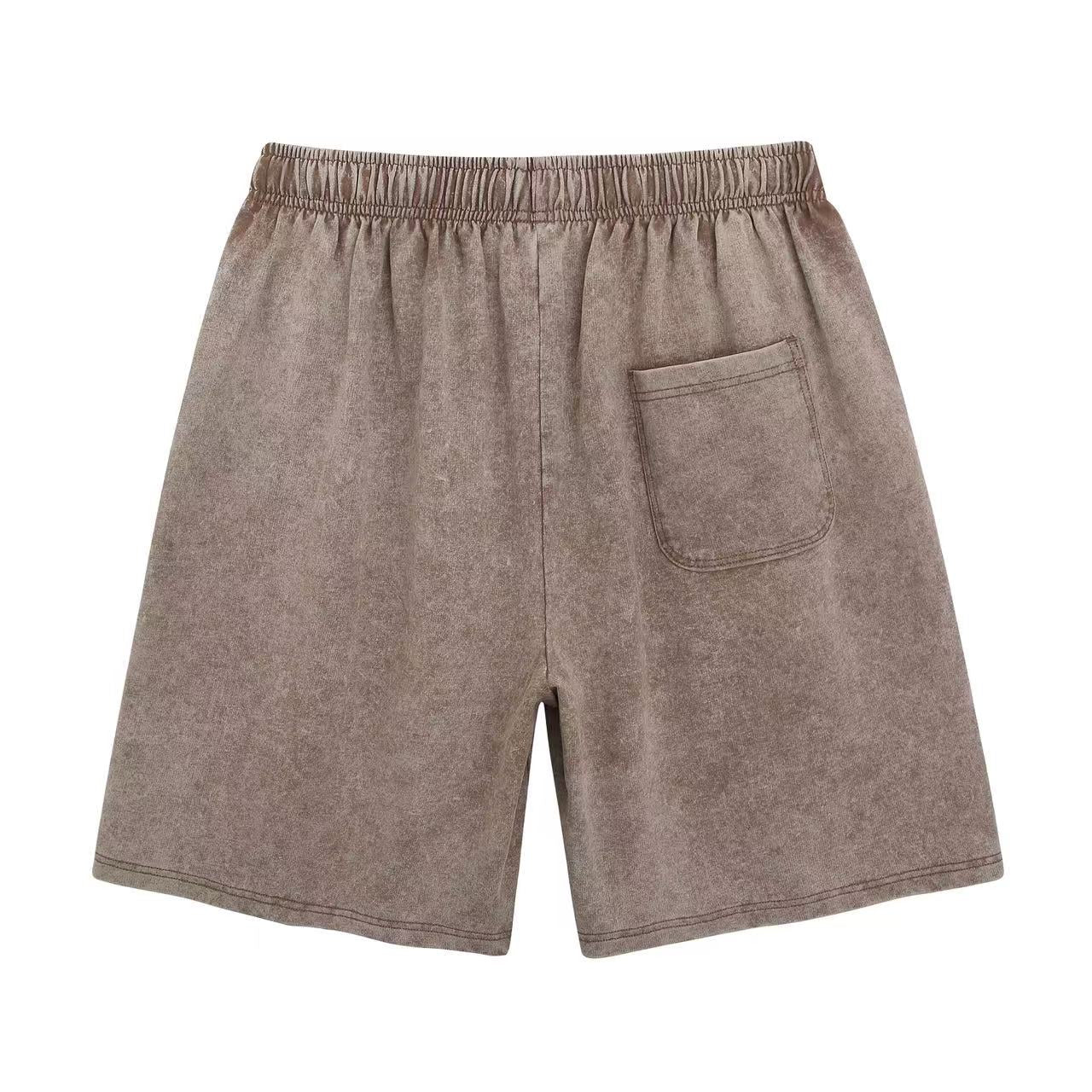 Vintage Wash Cotton Shorts