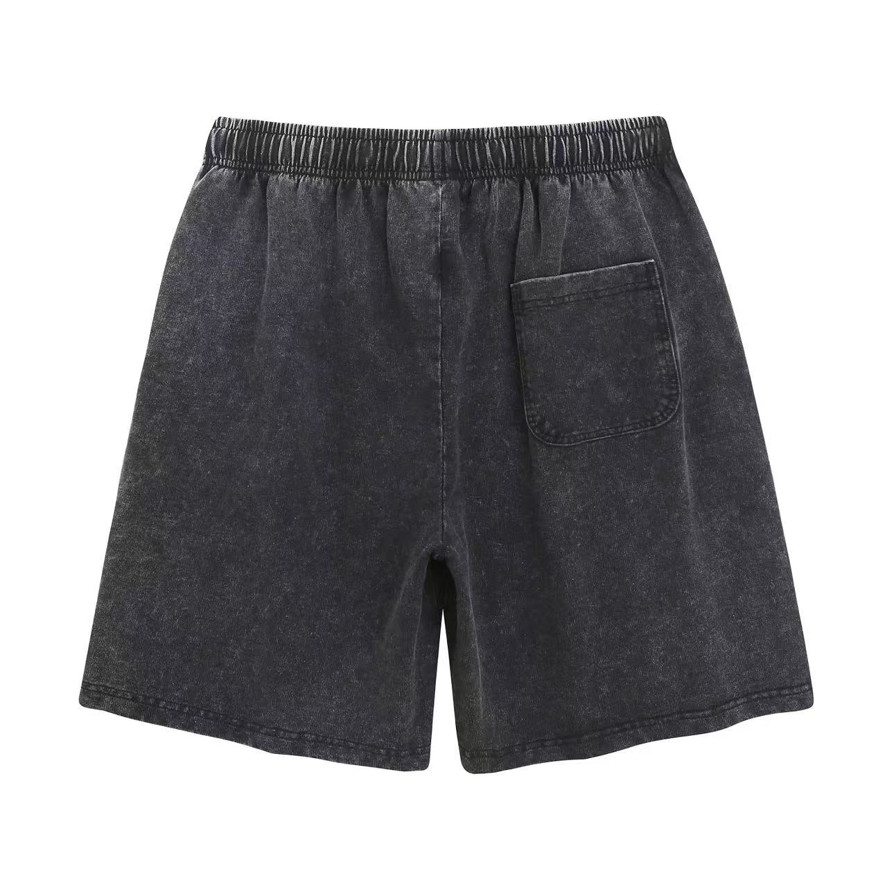 Vintage Wash Cotton Shorts