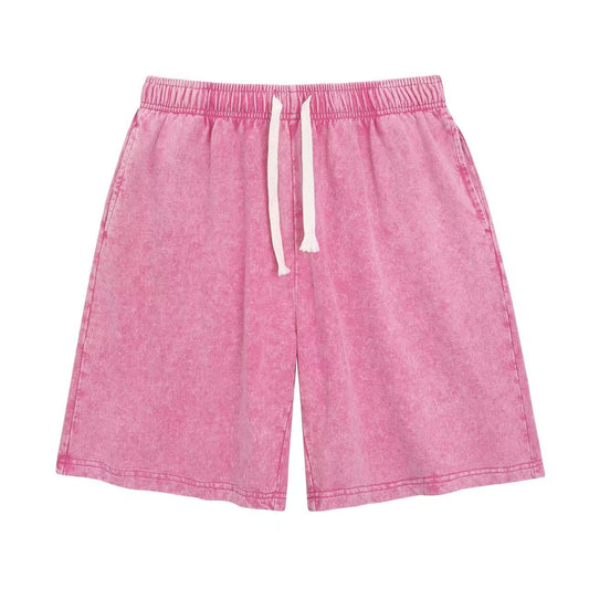 Vintage Wash Cotton Shorts
