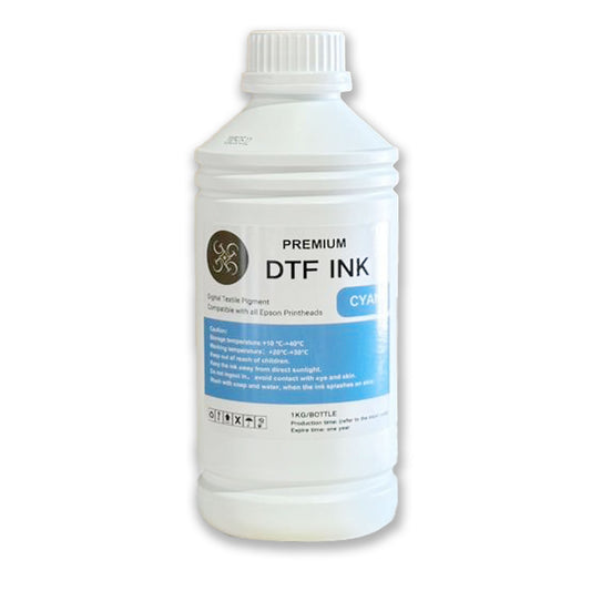 DTF Ink Bottles – 35oz | Set of 5 (CMYK + White) or Single Colors | Direct to Film Printing